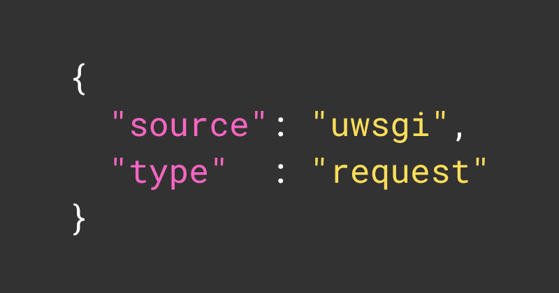 JSON Logging with uWSGI